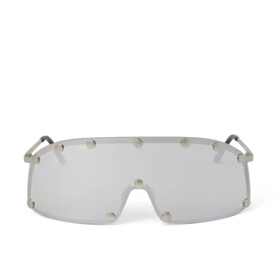 Rick Owens Shielding Sunglasses In Gray