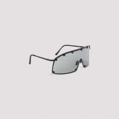 Rick Owens Shielding Sunglasses Unica In Green