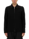 Rick Owens Collared Shirt Jacket Featuring Front Pockets In Black