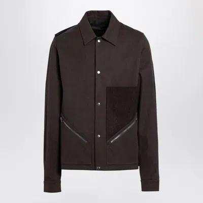 RICK OWENS RICK OWENS SHIRT JACKET TOUR SNAP FRONT