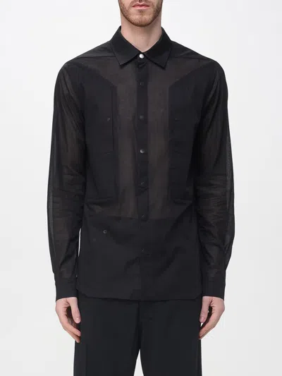 Rick Owens Shirt Men  In Black