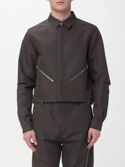 Rick Owens Shirt Men  In Brown