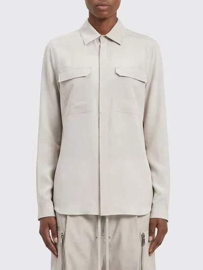 Rick Owens Shirt Men  In Neutral