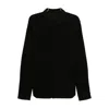 Rick Owens Double-pocket Long-sleeve Shirt In Black