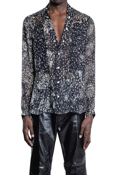 Rick Owens Shirts In Black