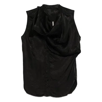 Rick Owens Shirts Black In Multi