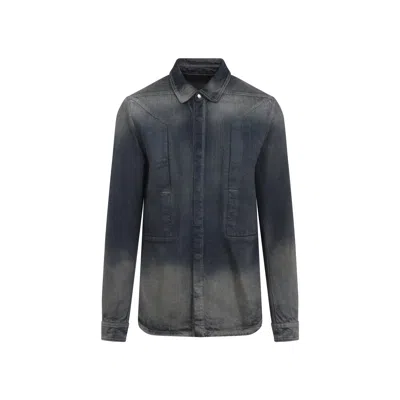 RICK OWENS SHIRTS BROWN