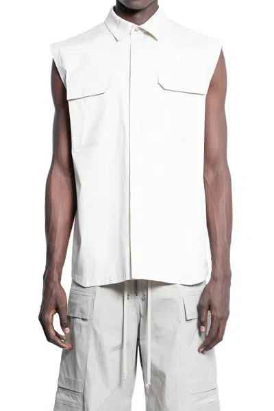 Rick Owens Shirts In White