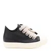 Rick Owens Low Top Sneakers Contrast Sole In Black