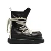 Rick Owens Megalace Turbo Cyclops Boot Boots Black In Black