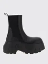Rick Owens Black Hollywood Beatle Mega Tractor Chelsea Boots