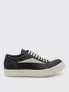 Rick Owens Round Toe Low-top Casual Shoes In Black