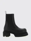Rick Owens Black Ankle Boots In Black