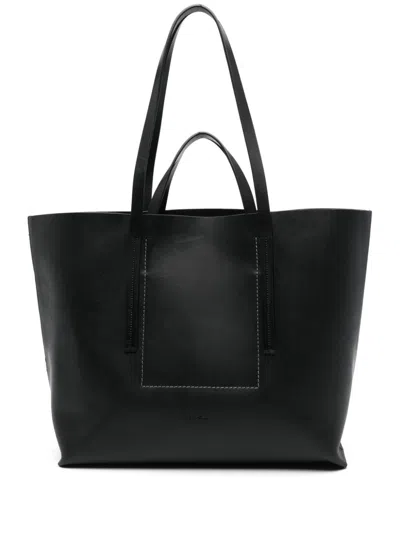 Rick Owens Shopper Tote Bag In Blue