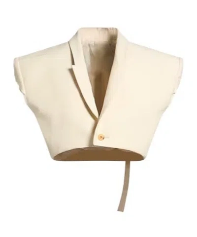 Rick Owens Short Coat In White