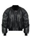 Rick Owens Short Down Jacket In Black
