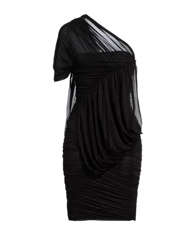 Rick Owens Short Dress In Black