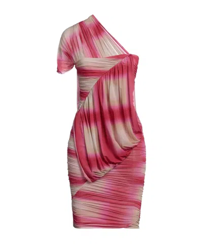 Rick Owens Short Dress In Pink