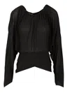 Rick Owens Short Hooded Tunic Jackets Black In Black