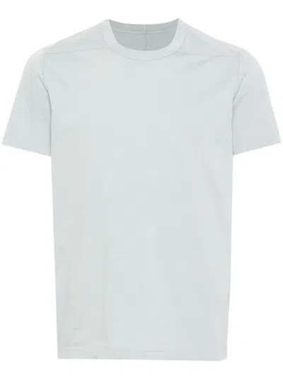 Rick Owens Short Level Organic Cotton T-shirt In White