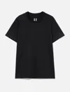 Rick Owens Short-sleeved Cotton T-shirt In Black