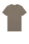 Rick Owens Short Level T-shirt In Dust