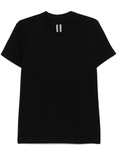 Rick Owens Short Level T-shirt In Black