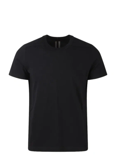 Rick Owens Level T Longline Cotton T-shirt In Black