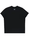 Rick Owens Short Level T-shirt In Black