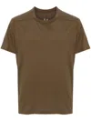 Rick Owens Short Level T-shirt In Brown