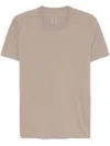 Rick Owens Short Level T-shirt In Neutrals