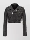 Rick Owens Black Cropped Luke S Stooges Jacket