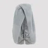 Rick Owens Short Masto Shearling Cape Women In Blue