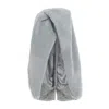 Rick Owens Short Masto Shearling Cape Women In Blue