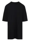 Rick Owens Relaxed Fit Oversized T-shirt With Classic Crew Neckline In Black