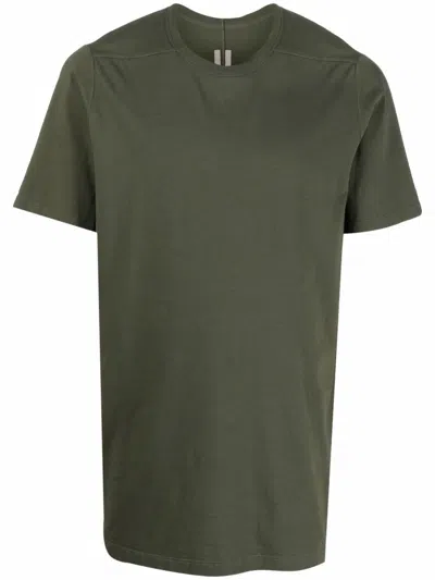 Rick Owens Short-sleeve Cotton T-shirt In Green
