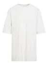 Rick Owens Short-sleeve Cotton T-shirt In White