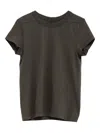 Rick Owens Short-sleeve Crew-neck T-shirt In Gray
