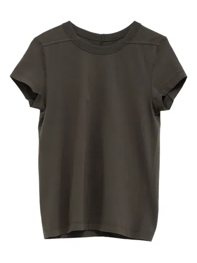 Rick Owens Short-sleeve Crew-neck T-shirt In Gray