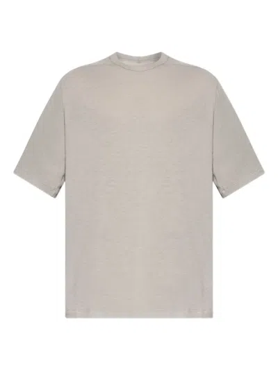 Rick Owens Short-sleeve Crew-neck T-shirt In Neutral