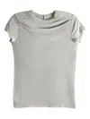 Rick Owens Short-sleeve Crew-neck T-shirt In Gray