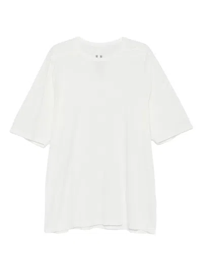 Rick Owens Short-sleeve Crew-neck T-shirt In White