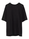 Rick Owens Short-sleeve Panelled Top In Black