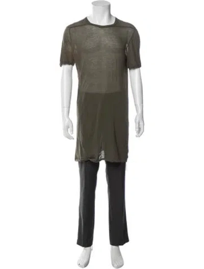 Pre-owned Rick Owens Short Sleeve Shirt In Green
