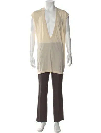 Pre-owned Rick Owens Short Sleeve Shirt In Neutral