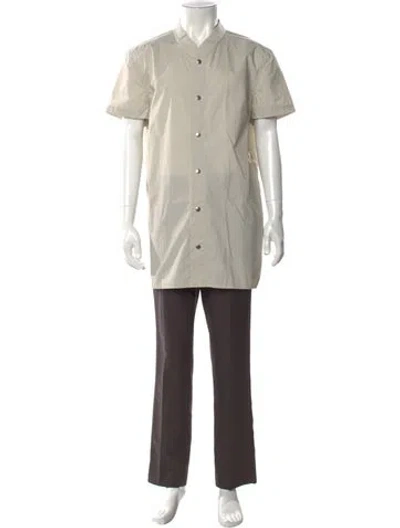 Pre-owned Rick Owens Short Sleeve Shirt In Neutral