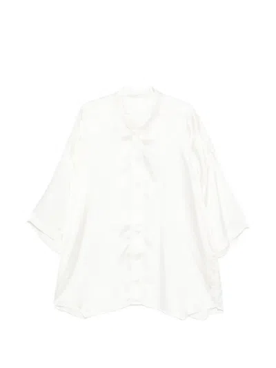 Rick Owens Short-sleeve Shirt In White