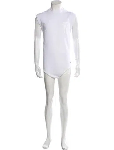 Pre-owned Rick Owens Short Sleeve Shirt In White