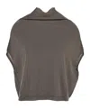 Rick Owens Short Sleeve Sweater In Black