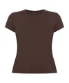 Rick Owens Short Sleeve T-shirt In Brown